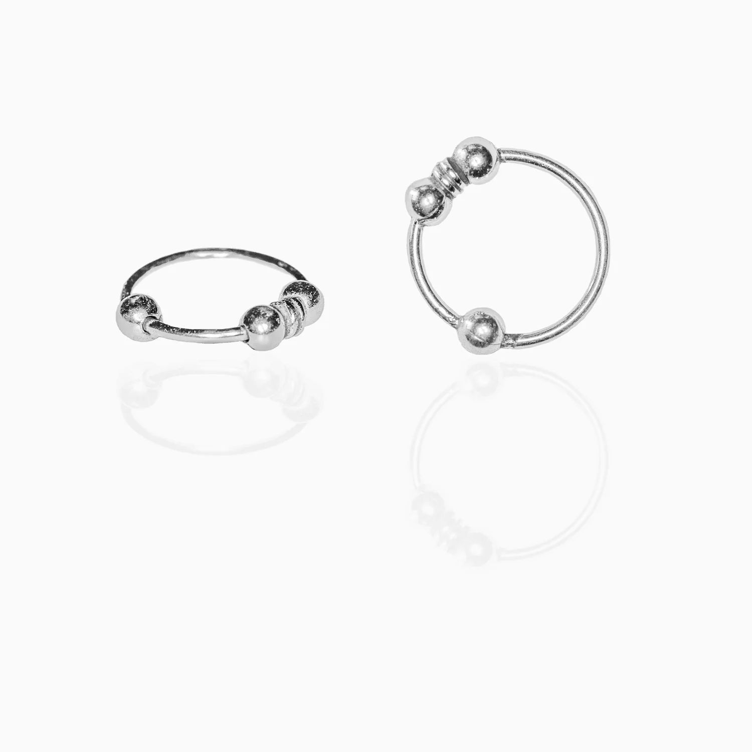 Anneau de piercing en argent - Image 2
