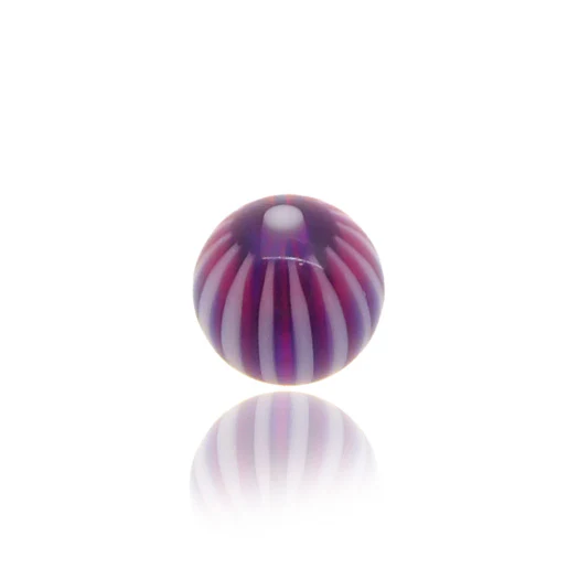 Piercing boule en acrylique avec rayures - Image 4