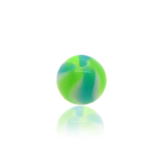 Piercing boules acryliques multicolores - Image 2