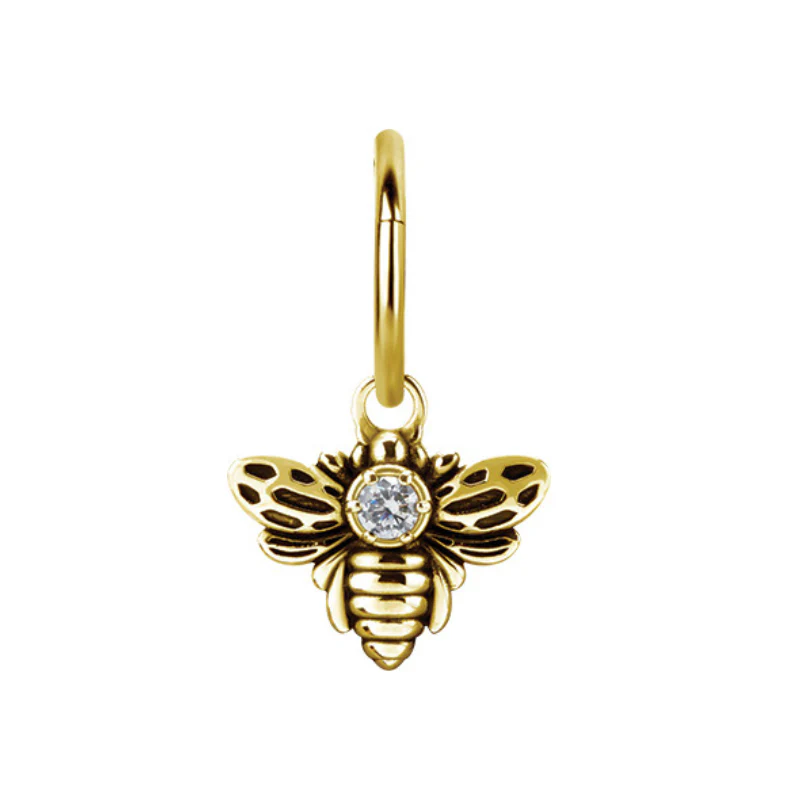 Charm abeille gold pvd - Image 2