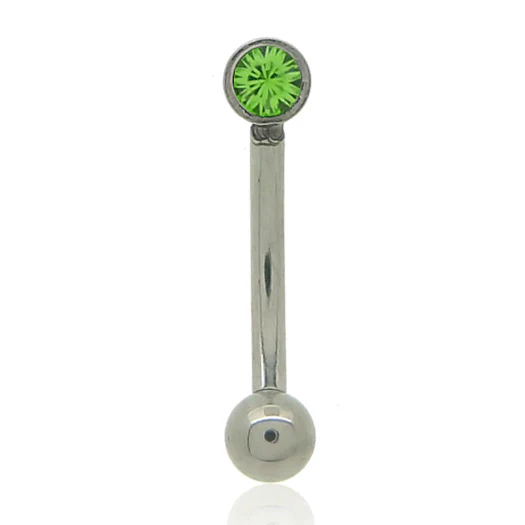 Piercing barre courbe en acier chirugical - Image 3