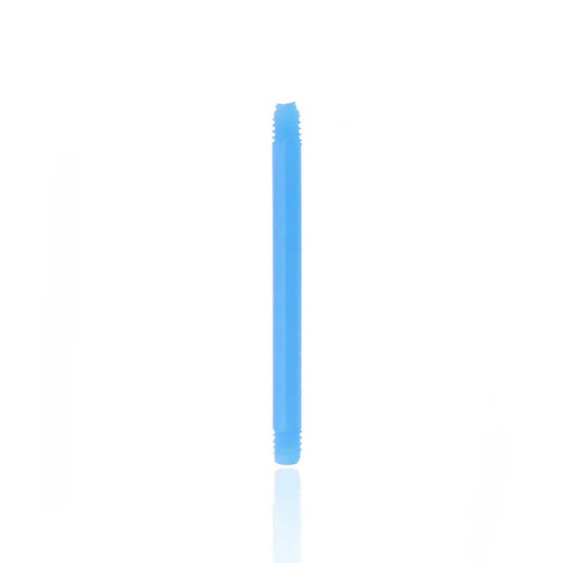 Piercing barre droite souple bioplast