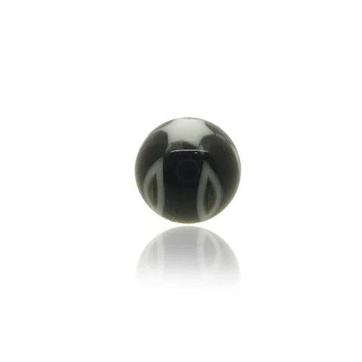 Piercing boules acryliques bicolores