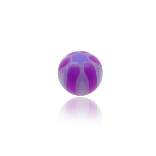 Piercing boules acryliques bicolores - Image 2