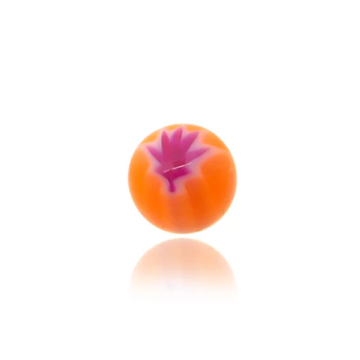 Piercing boules acryliques multicolores cannabis - Image 5