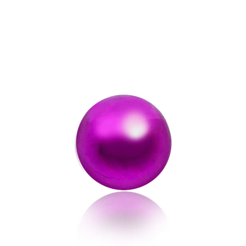 Boule de piercing couleur électrique