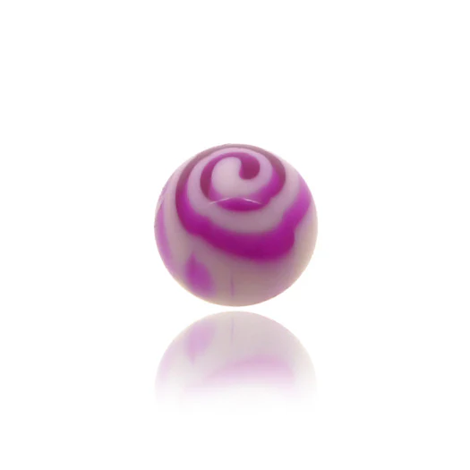 Piercing boule en acrylique tourbillon - Image 5