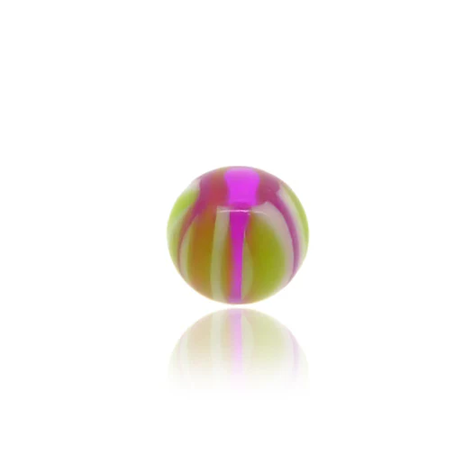 Boule pour piercing acrylique multicolore - Image 2
