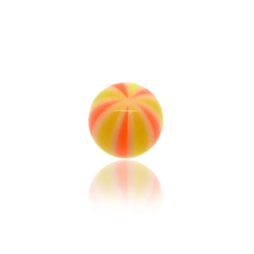 Piercing boule acrylique avec rayures - Image 6