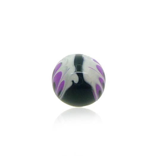 Piercing boule acrylique vernis coloré - Image 2