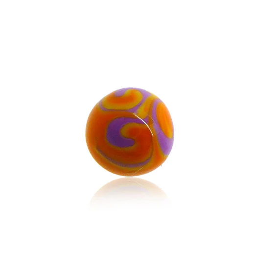 Piercing boule acrylique vernis coloré - Image 3