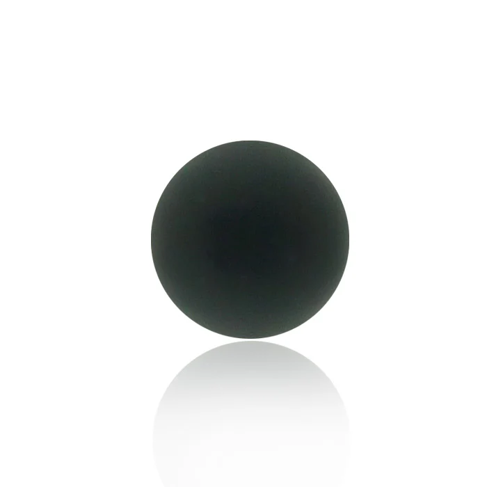 Boule de piercing  noire en acrylique