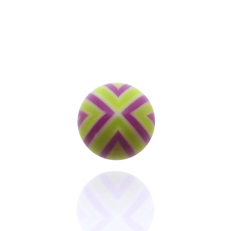 Piercing boule rayures - Image 2