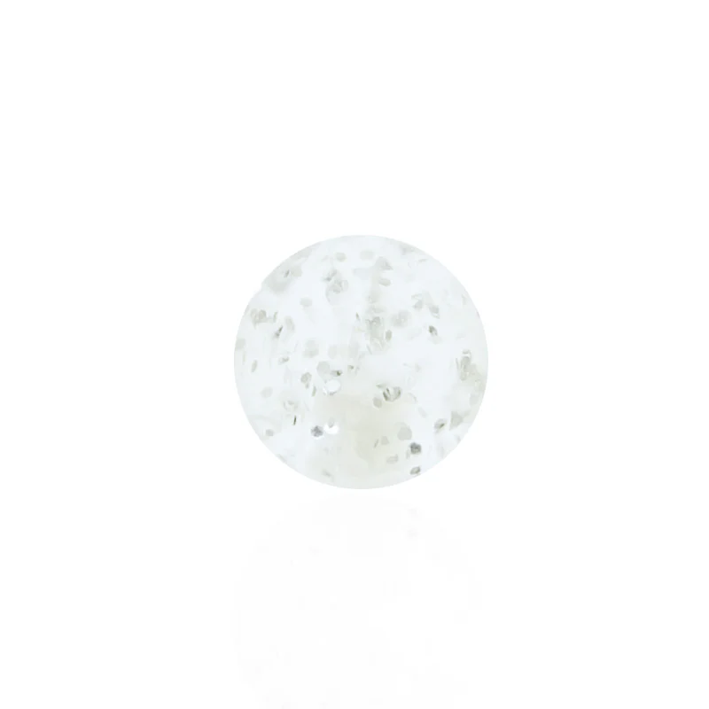 Piercing boule transparente en acrylique - Image 3