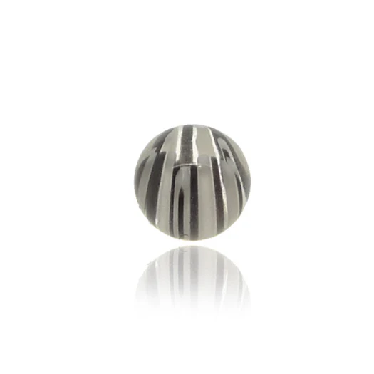 Piercing boule acrylique transparente - Image 3