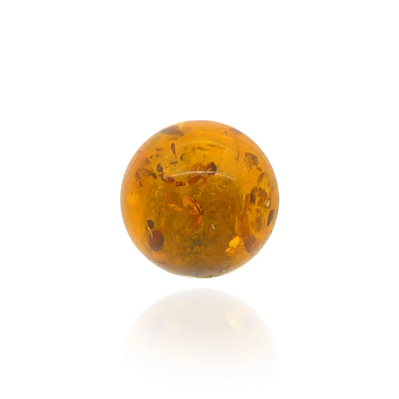 Piercing boule ambre