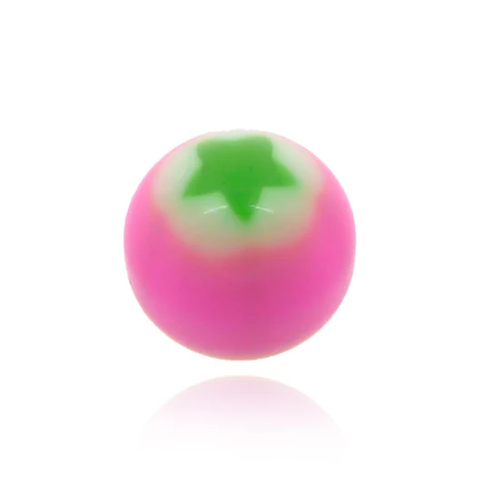 Boule de piercing en acrylique étoile - Image 3