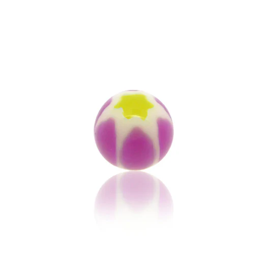 Boule de piercing avec étoiles et paillettes - Image 8