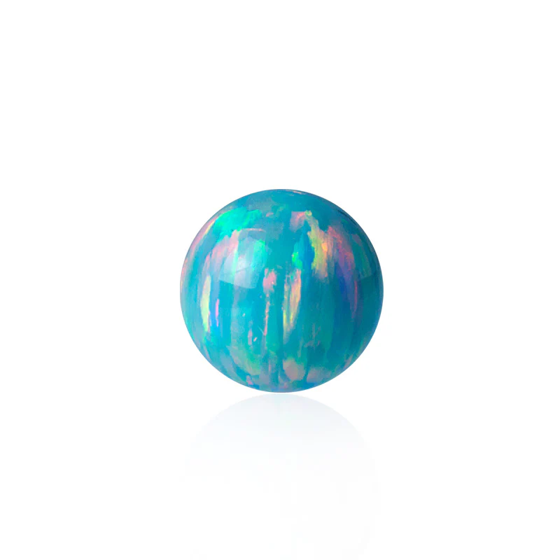 Boule de piercing opale synthétique - Image 2