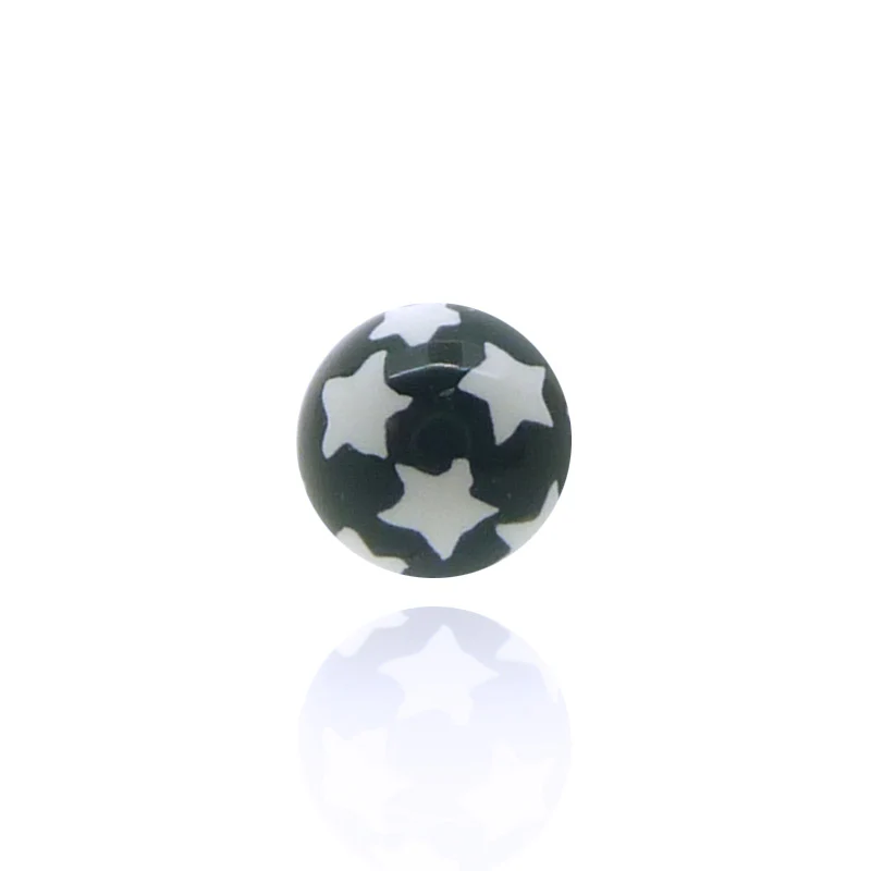 Piercing boule étoile en acrylique - Image 4