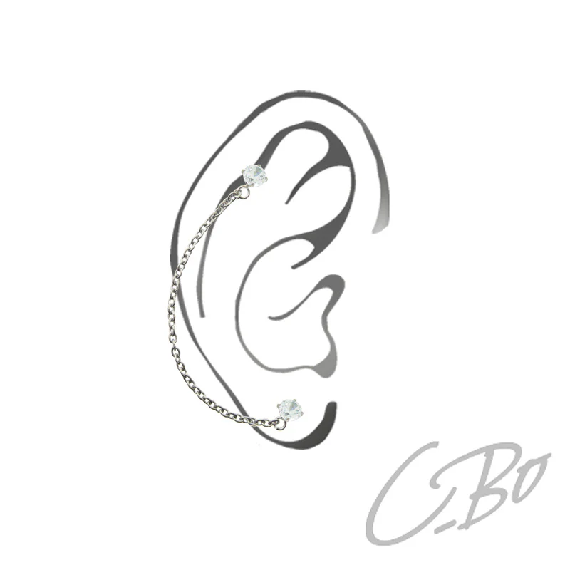 Piercing chaine oreille - Image 3