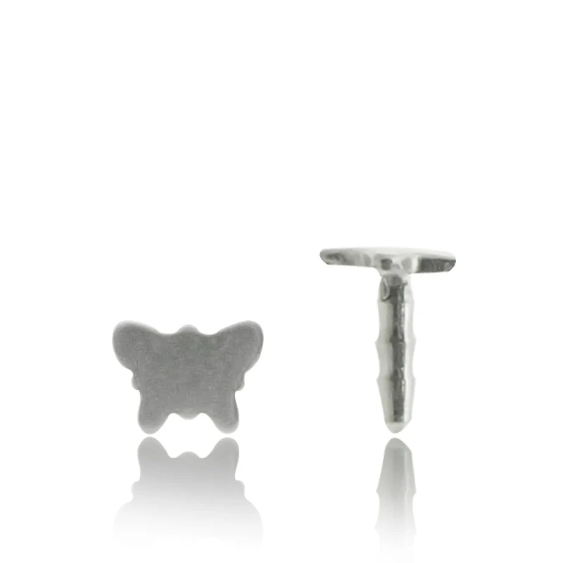Piercing papillon en acier à clipser
