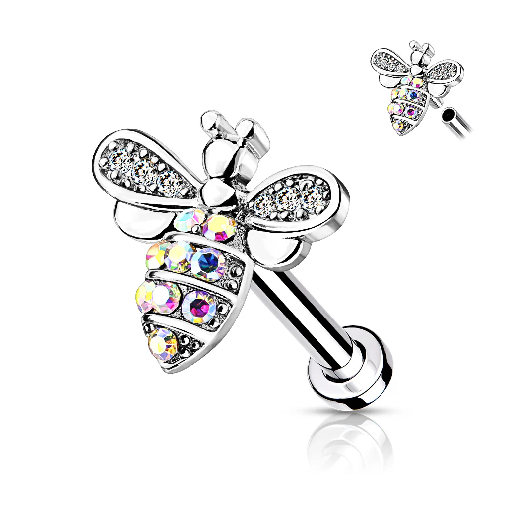 Piercing labret abeille - Image 3