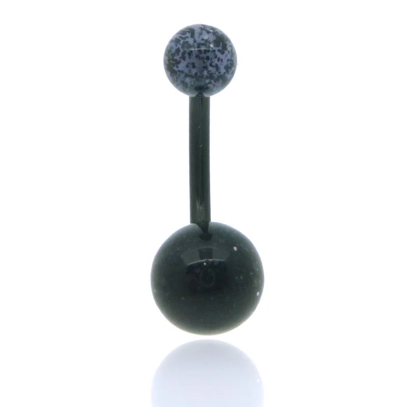 Piercing nombril bioplast et boules acrylique - Image 3
