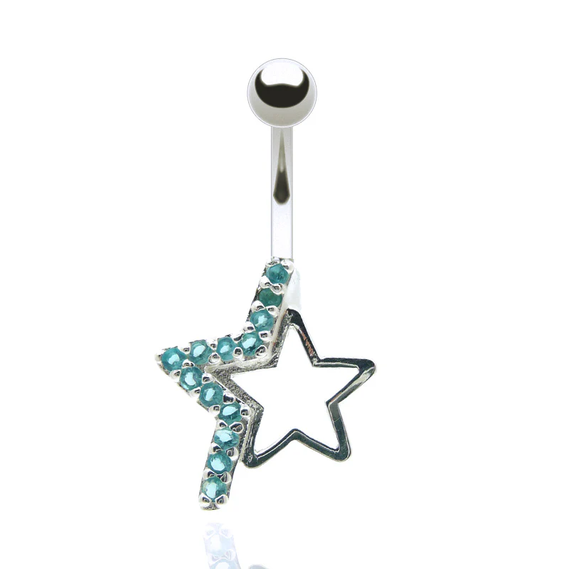 Piercing de nombril étoile - Image 3
