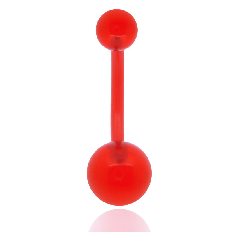 piercing nombril acrylique fluo
