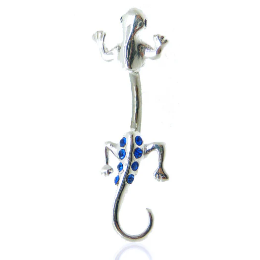 Piercing nombril argent double - Image 5