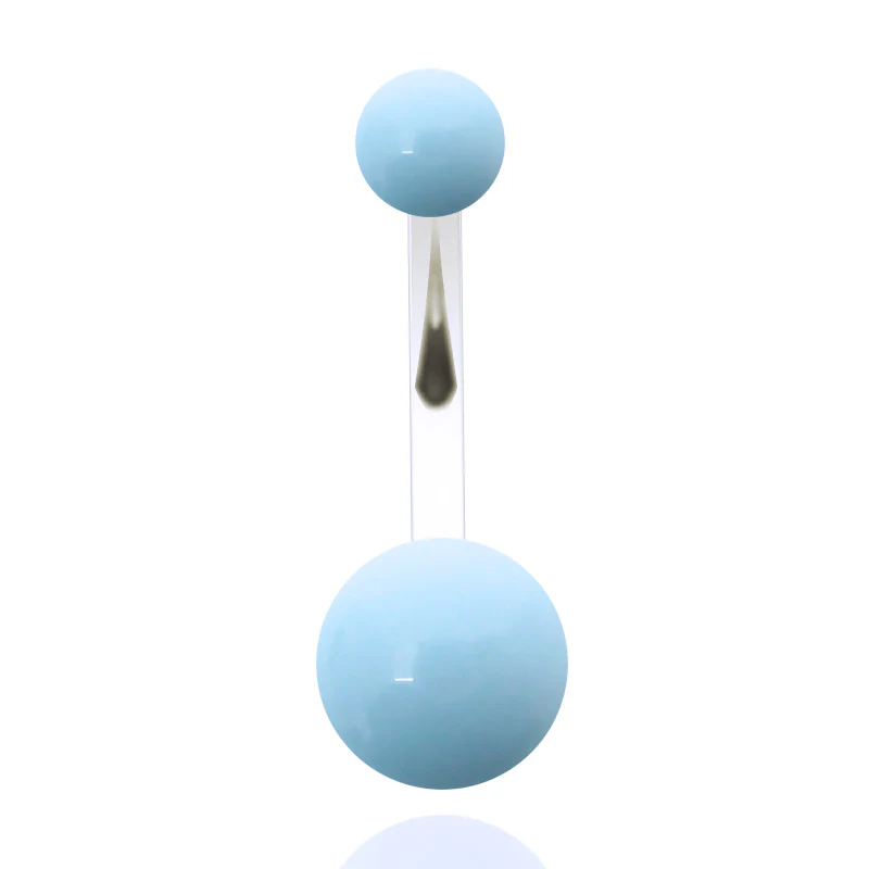 Piercing nombril émail pastel - Image 3