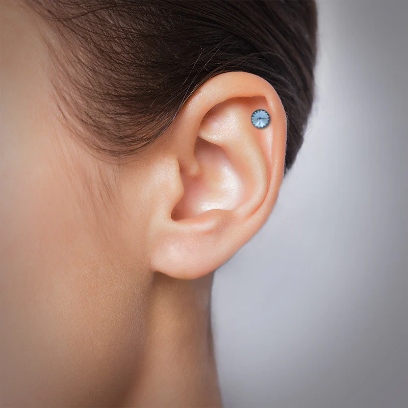 Piercing oreille bioplast pour cartilage ou lobe - Image 4