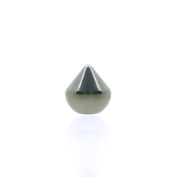 Piercing pic base arrondie en acier chirurgical