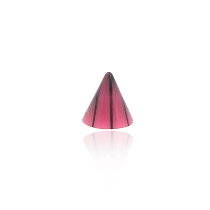 Piercing pic acrylique rayures noires - Image 3