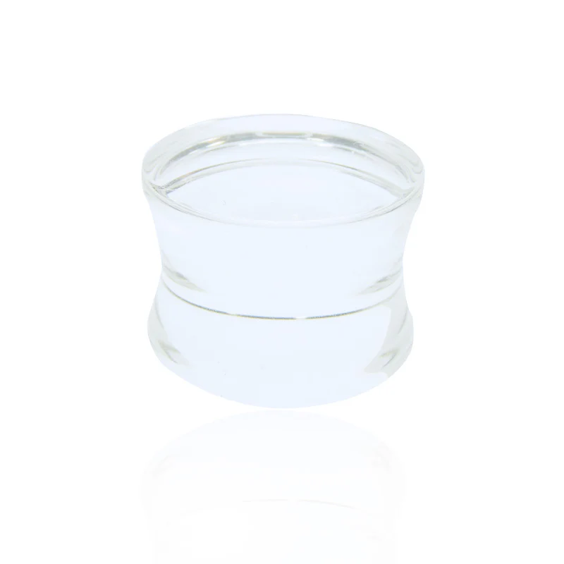 Piercing plug en acrylique noir ou transparent