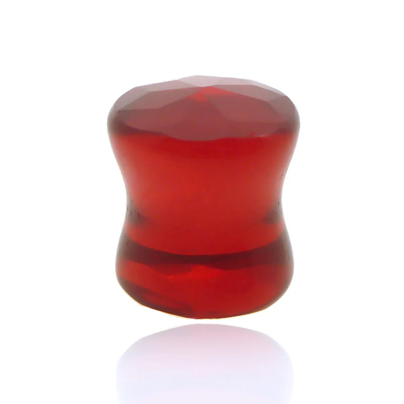 Piercing plug pyrex rouge - Image 2