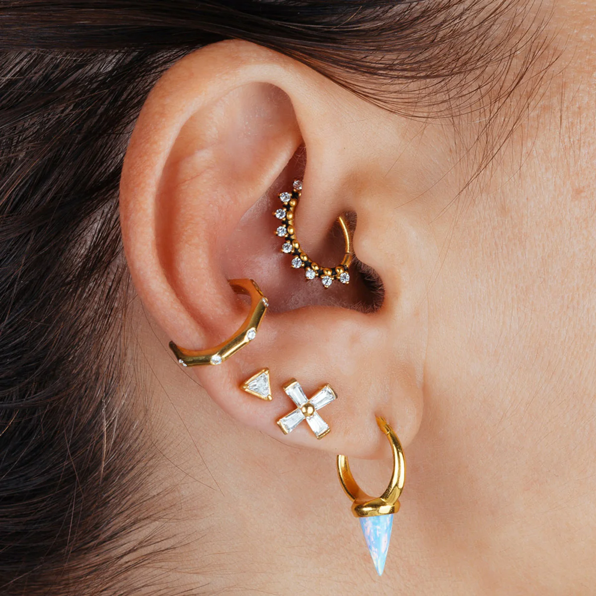 Piercing septum pvd gold 24 carats - Image 2