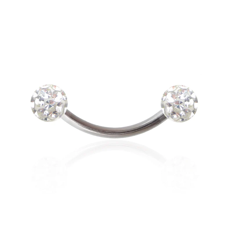 Piercing téton en cristal de Swarovski vissage 1,6mm - Image 10