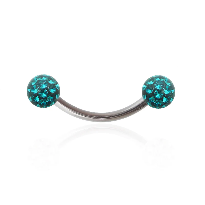 Piercing téton en cristal de Swarovski vissage 1,6mm - Image 8
