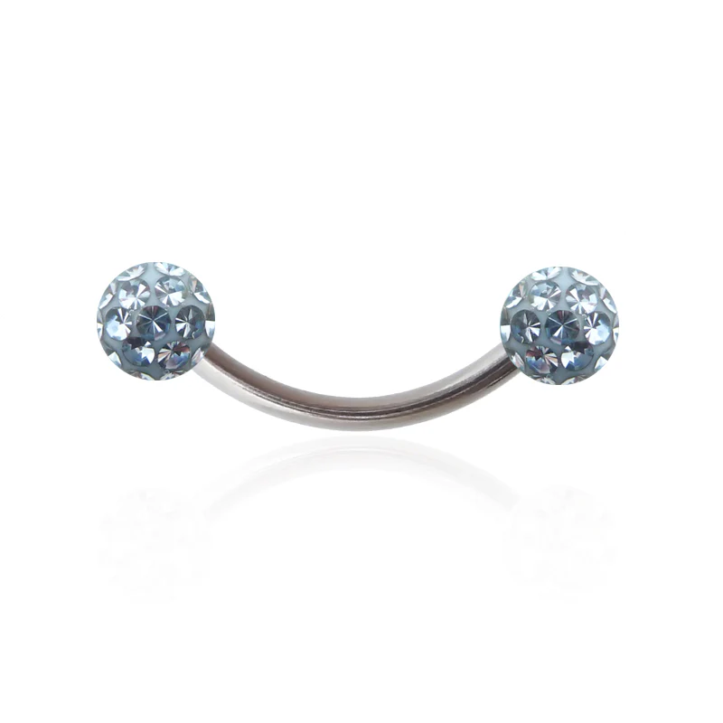 Piercing téton en cristal de Swarovski vissage 1,6mm - Image 9