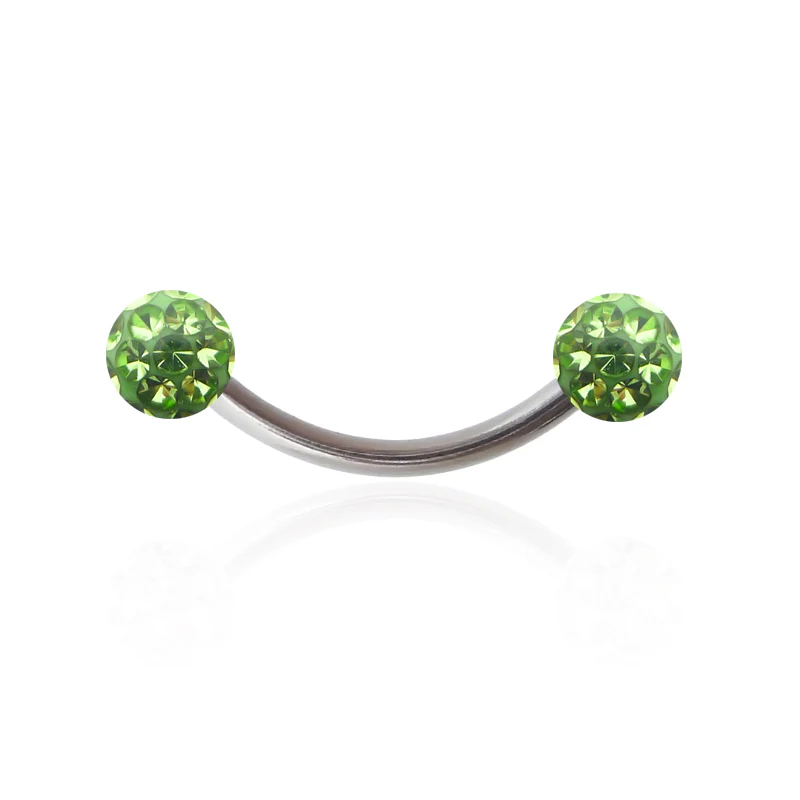 Piercing téton en cristal de Swarovski vissage 1,2mm - Image 7